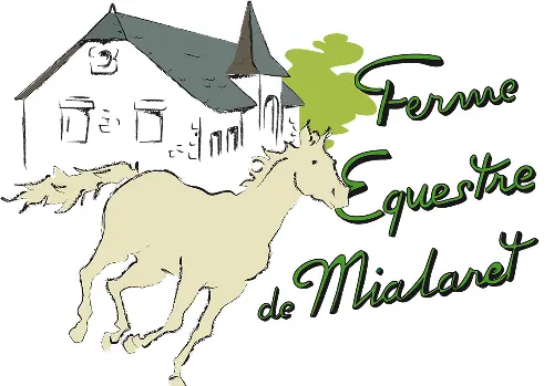 Logo ferme équestre de mialaret en corrèze dans le limousin